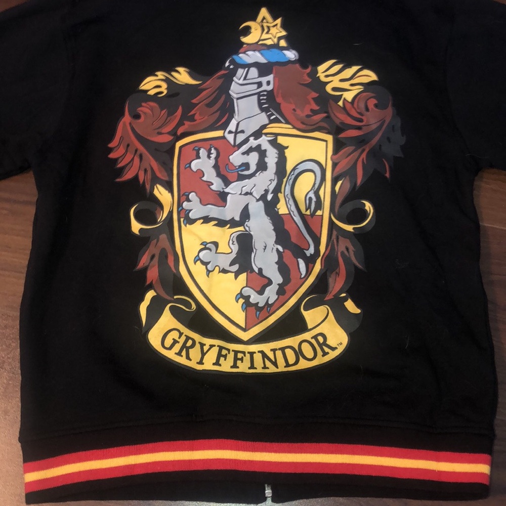 Warner Brothers Harry Potter zip-hooded sweatshirt-No stains pulls S-FREE Ship
